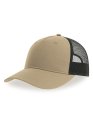 Cap 5 Panel  Atlantis Headwear Zion ZIOC Khaki-Zwart